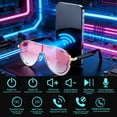 thumbnail image 5 of GJX Sun Glasses,Open Design Smart Glasses,Blue Light Protection Bluetooth Glasses for Women and Men,AI Glasses witn Voice Wake-Up,IP54 Waterproof Sweatproof, 5 of 7
