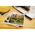 thumbnail image 3 of Zion National Park, Utah, Virgin River and Peaks (Absorbent Ceramic Coasters Set of 4 Matching Images, Cork Back, Kitchen Table Decor), 3 of 3