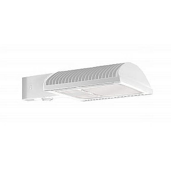 RAB Lighting 125W LED High Wattage Warm Type III White Area Light with 8in Pole Dimmable with MultiLevel Motion Sensor