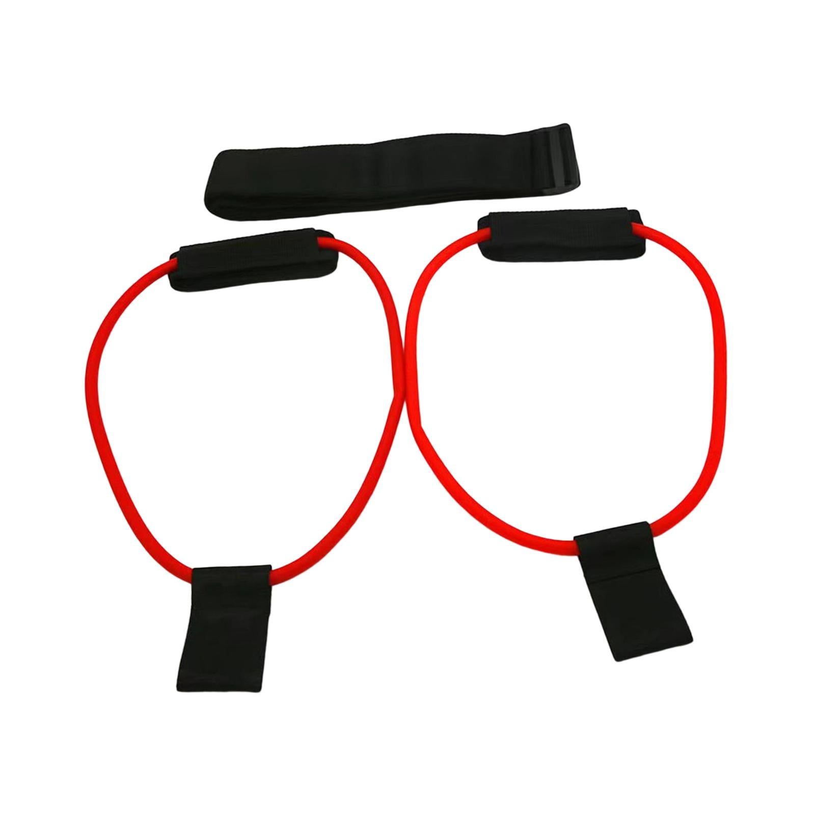 DimyFew Booty Belt, Resistance Bands Fitness Bootie Belt Women Leg Trainer Workout Bands Red 30 Lbs