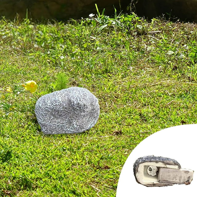 BotaniNest Simulation Stone Key Bo.x Outdoor Garden Key Hi.der Discreet And Practical Ideal For Hiding Keys Keep Keys Outside Stylish Garden Accessory