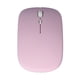 thumbnail image 2 of Ratón óptico inalámbrico recargable de color rosa, silencioso, diseño ergonómico de modo dual de 2,4 G, 2 of 8