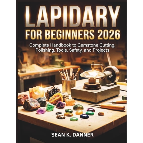 Lapidary for Beginners 2026: Complete Handbook to Gemstone Cutting, Polishing, Tools, Safety, and Projects, (Paperback)