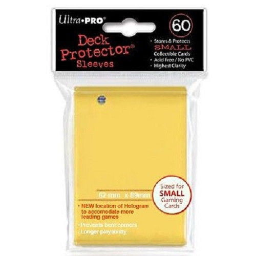 240 Ultra Pro Deck Protector Card Sleeves Yellow Small Yugioh Vanguard 
