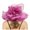 Hot Pink, variant on LRen Elegant Women's Wide Brim Floral Sun Hat for Beach Wedding Bridal Shower and Summer Outdoor Occasions Wine