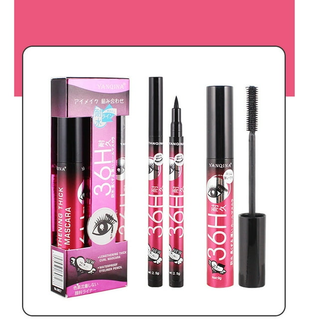 HOT Sale! Fashion 2 In 1 Waterproof Eyebrow Mascara Makeup Cosmetic Long Lasting Eyelashes Lashes Makeup Lash clusters