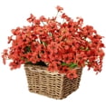 thumbnail image 3 of GRNSHTS 6 Bundles Artificial Flowers Outdoor UV Resistant Fake Flowers No Fade Faux Plastic Plants Garden Home Wedding Farmhouse Decor (Orange), 3 of 14