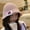 Pink, variant on Knitted Floral Bucket Hats For Women Spring Summer Travel Sunshade Hat Female Crochet Fishermen Cap Outdoor Basin Cap Gorros