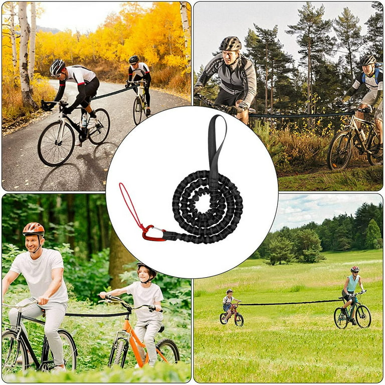 Junxi Bicycle Elastic Leash Belt Nylon Traction Rope, Child Bike