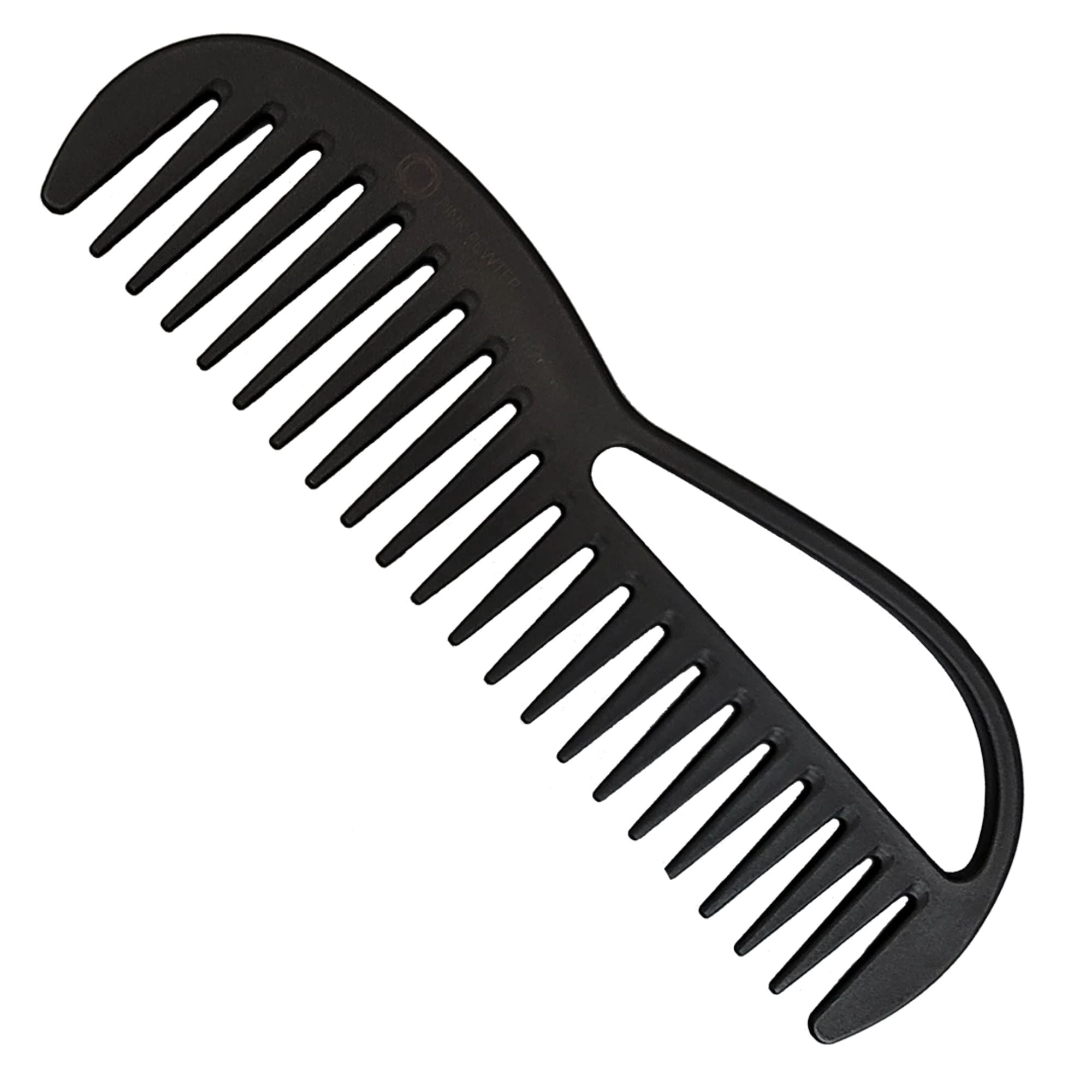 'Never Let Go' Carbon Fibre Detangling and Styling Comb (Black) #4