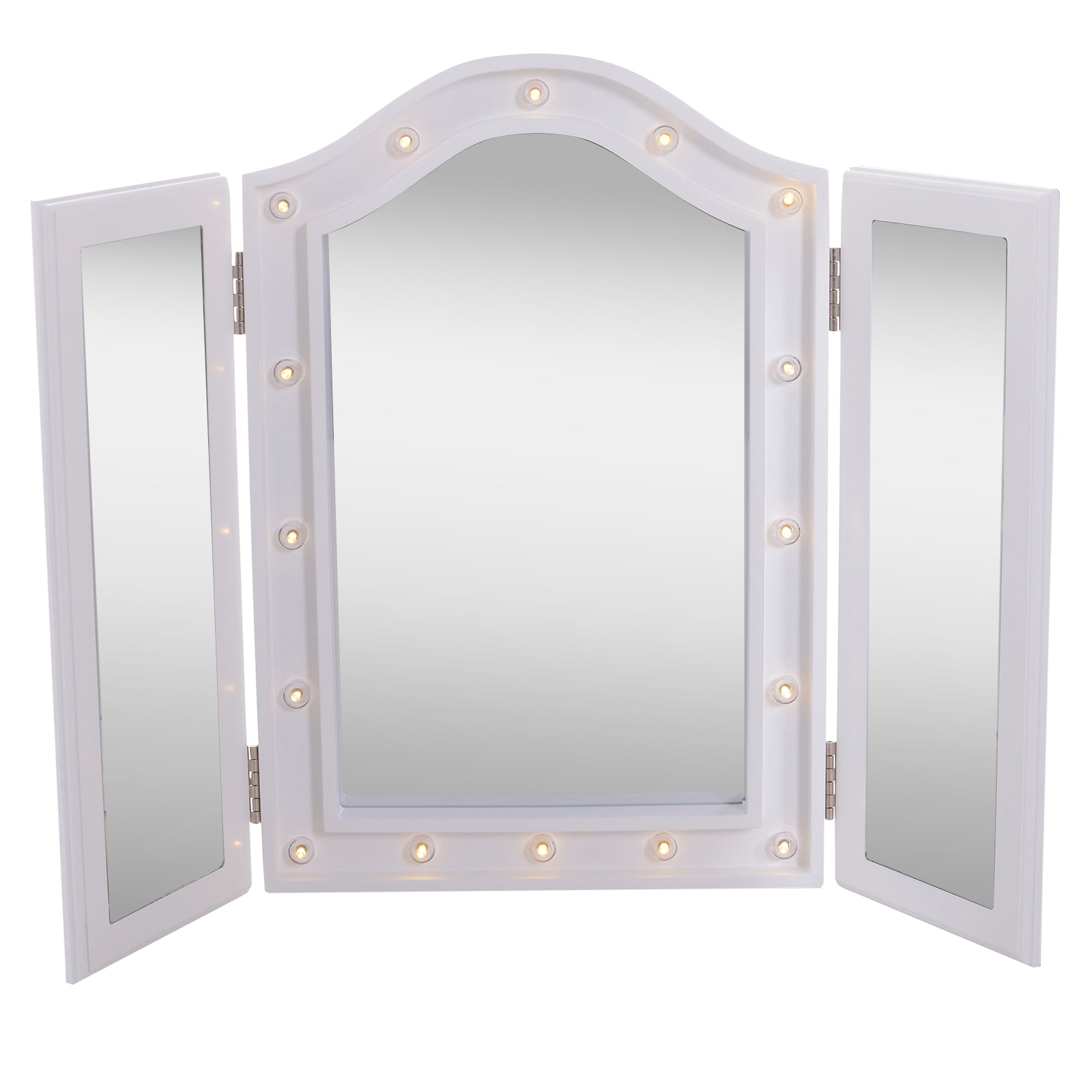 Vanity Mirror Large Cosmetic, Tabletop Folding Vanity Mirror