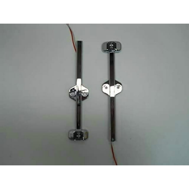 1 Paire Tecniq Feutre de Remorque Rouge/ambre Chrome Étui LED