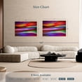 thumbnail image 4 of Elephant Stock In The Distance Wall Art - Horizontal Canvas Wall Art - Living Room Wall Decor - Abstract Canvas - Brown And Blue Decor By Ursula Abresch - 51" x 34", 4 of 8