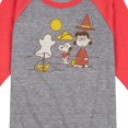 thumbnail image 3 of Peanuts - Snoopy And Lucy   - Toddler & Youth Raglan Graphic T-Shirt, 3 of 7