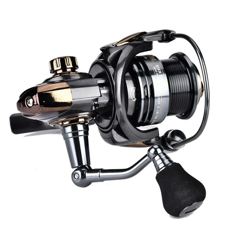 DEUKIO High-speed Sea Fishing Reel 7.1:1 Match Spool Spinning Reel for  Quick Casting (HS2000)