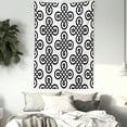 thumbnail image 3 of Celtic Decor Tapestry, Old-Fashion Irish Knot Motifs Symmetric Regular Design European Culture Theme, Wall Hanging for Bedroom Living Room Dorm Decor, 60W X 80L Inches, Black White, by Ambesonne, 3 of 5