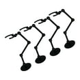 thumbnail image 3 of 4x Sturdy Rack Adjustable Holder Display Model Black, 3 of 7