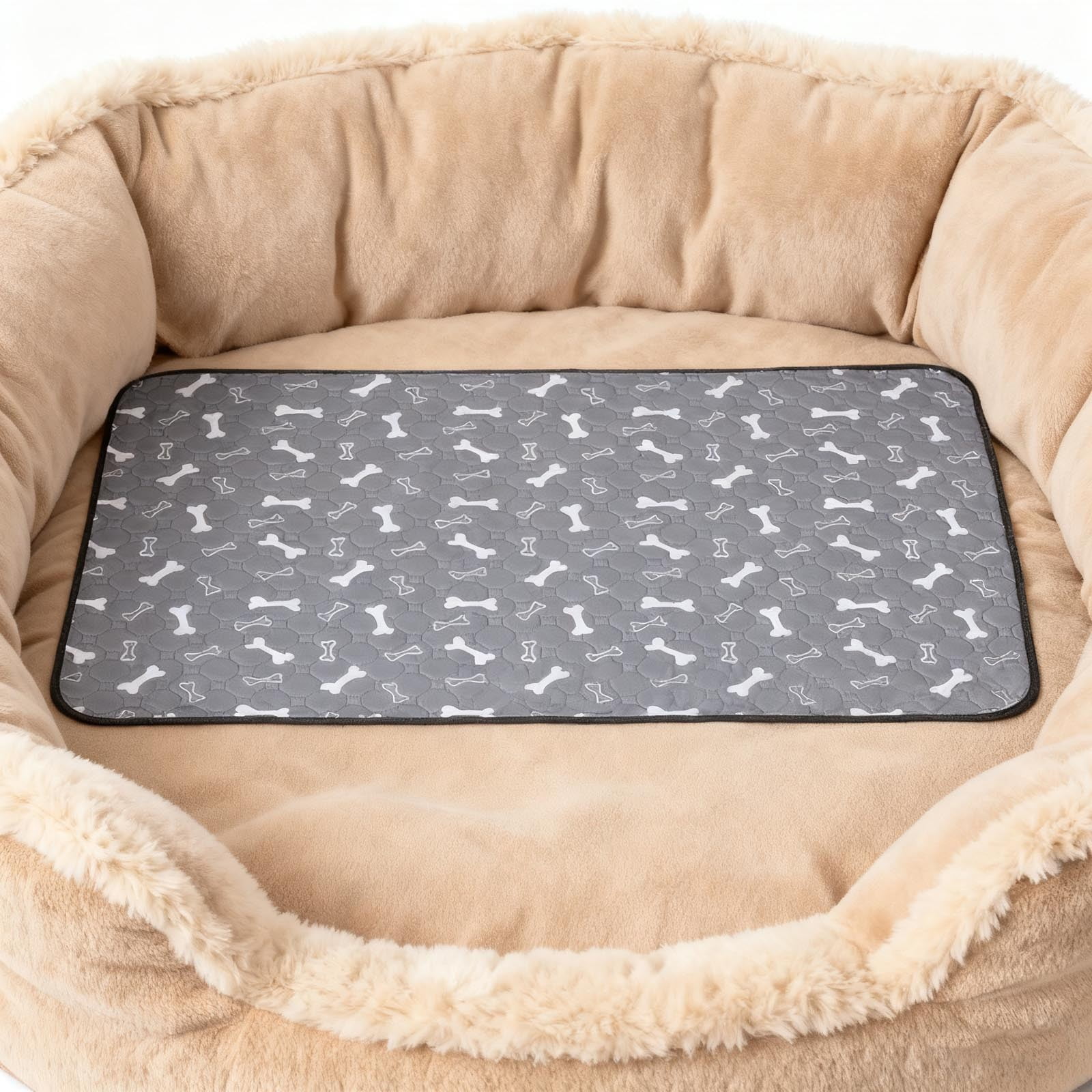 COM1950s Washable Pet Pee Pad,Reusable Dog Pad with Leak and Odor Proof,Highly Absorbent and Durable for Indoor Pet Use,Easy Clean Design for Adult Dogs