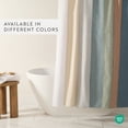 thumbnail image 7 of Linen-Look Polyester Shower Curtain in Essential Colors, 7 of 7