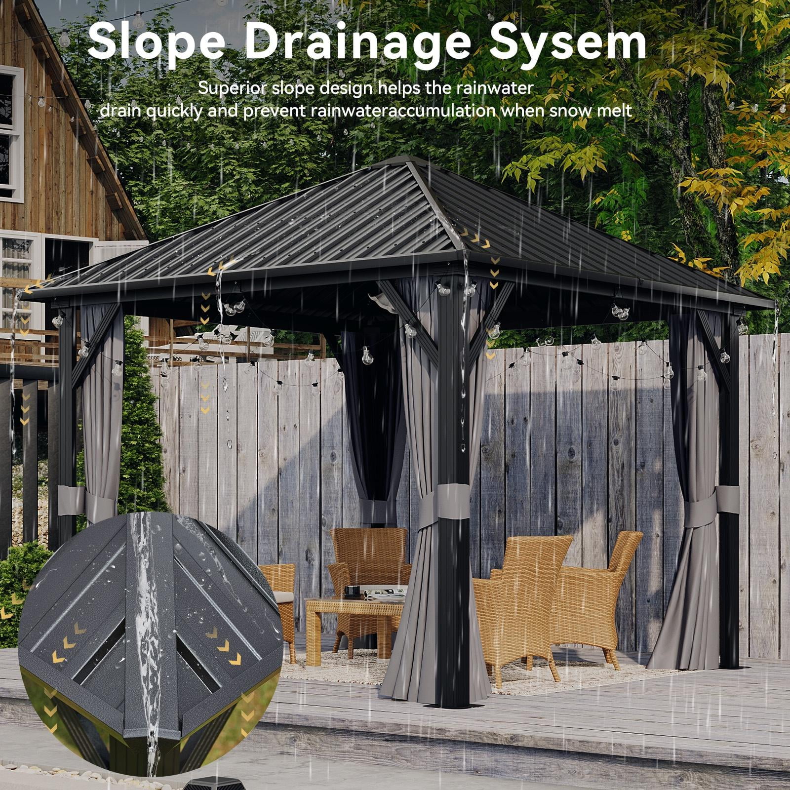 【たかひろ】 EAGLE PEAK 13 ft. x 13 ft. Pop-Up Gazebo Tent Instant with