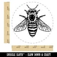 thumbnail image 2 of Realistic Fuzzy Honey Bee Rubber Stamp for Scrapbooking Crafting Stamping - Large 1-1/4 Inch, 2 of 7