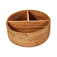 thumbnail image 2 of Cesta tejida para organizar, contenedor de almacenamiento, cestas decorativas para el hogar. redondo, 2 of 9