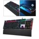 thumbnail image 4 of mecánico para juegos con retroiluminación RGB, interruptor azul / negro / color , base de metal, 104 teclas con reposamanos anti-fantasma para CUTICAT teclado mecánico, 4 of 6