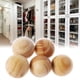 thumbnail image 2 of 5 uds. de madera de cedro natural bola de polilla de alcanfor Repelente armario de ropa cajón de cuentas, 11 Feliz Sencillez, 2 of 5