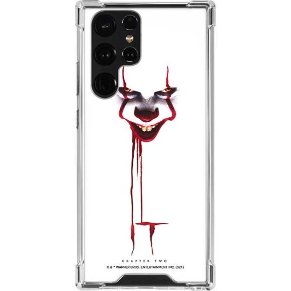 Skinit Warner Bros IT Volume 2 Pennywise Bloody Galaxy S24 Ultra Clear Case