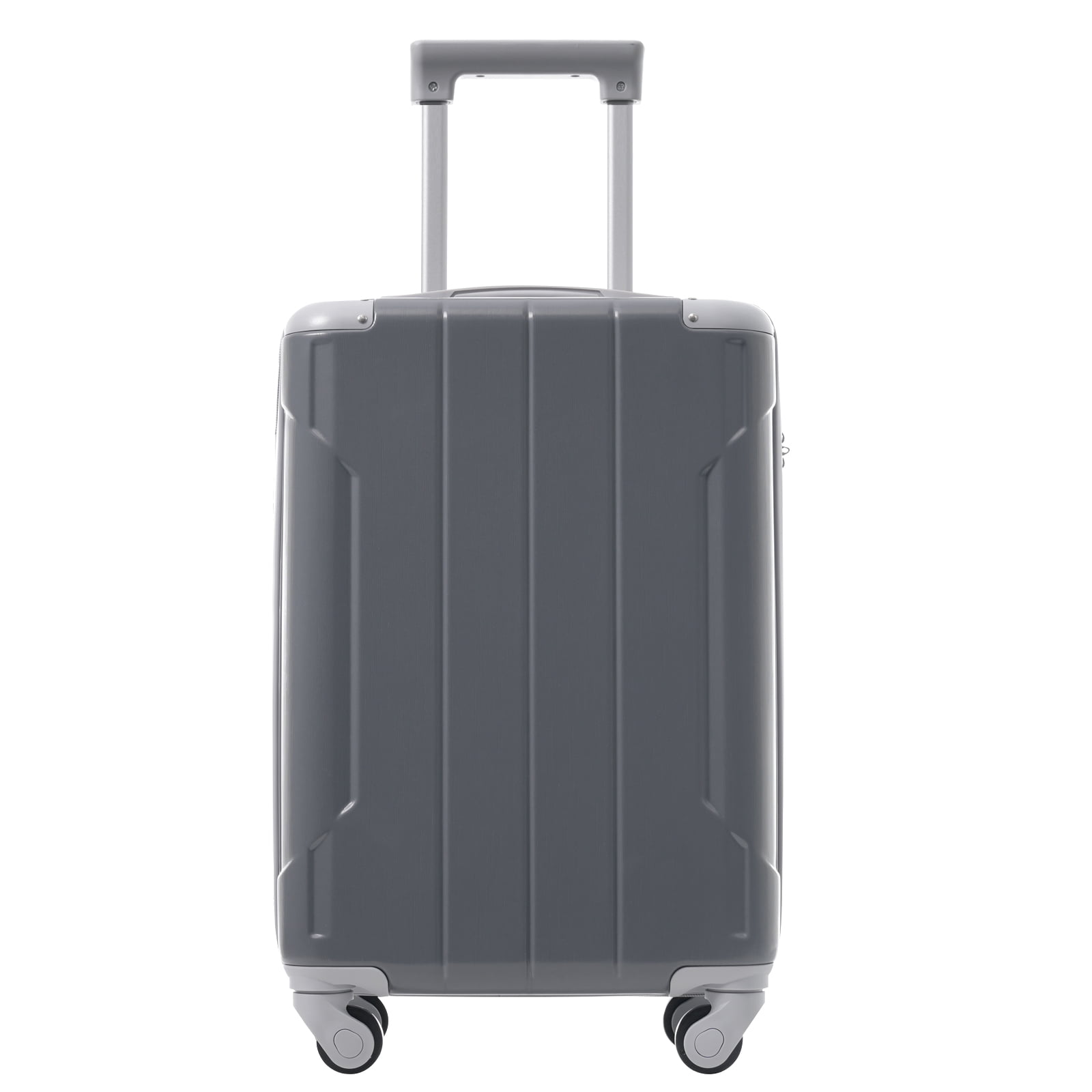 TheEshow 20 Inch Adult Unisex 3-Piece Hybrid Lightweight Luggage Set, Blue
