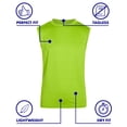 thumbnail image 4 of Black Bear Boys' Athletic Tank Tops - 4 Pack Dry Fit Performance Muscle Shirts for Boys (Sizes:4-18), 4 of 6