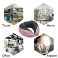 thumbnail image 6 of Uxcell Travel Pillow, Plane Sleeping Pillow with Earplugs Eye Masking for Train, Red, 6 of 6