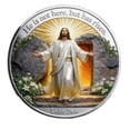 thumbnail image 4 of Rourlinge Easter Commemorative Coin, Exquisite Holiday Collectible Keepsake, Religious & Festive Symbol Challenge Coin for Gifts & Decor, 4 of 6