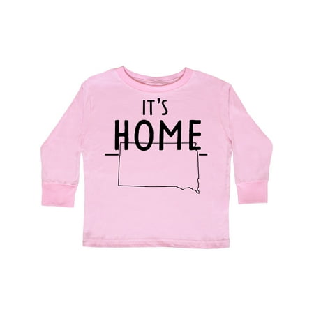 

Inktastic It s Home- State of South Dakota Outline Gift Toddler Boy or Toddler Girl Long Sleeve T-Shirt