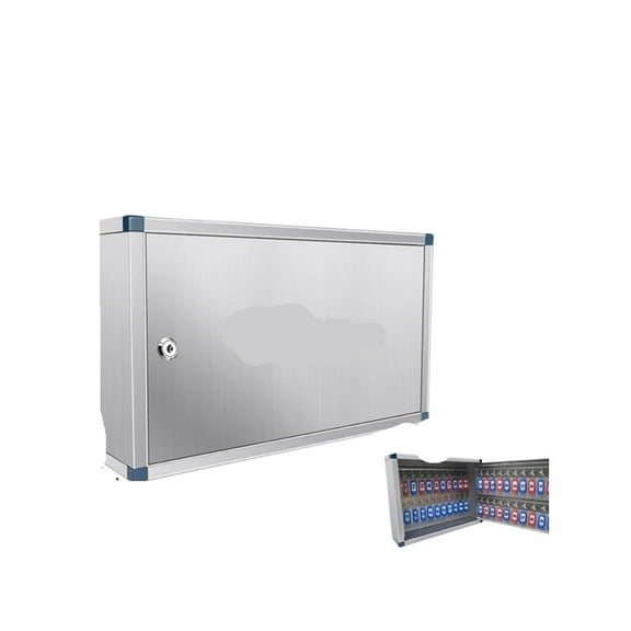 Stainless Steel Home Key Safe Storage Cabinet Storage Key Box Wall-Mounted ,House, Apartment, Office Key Storage