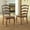 OAK, variant on Weston Home Farmhouse French Ladder Back Wood Dining Chairs, Set of 2, Oak