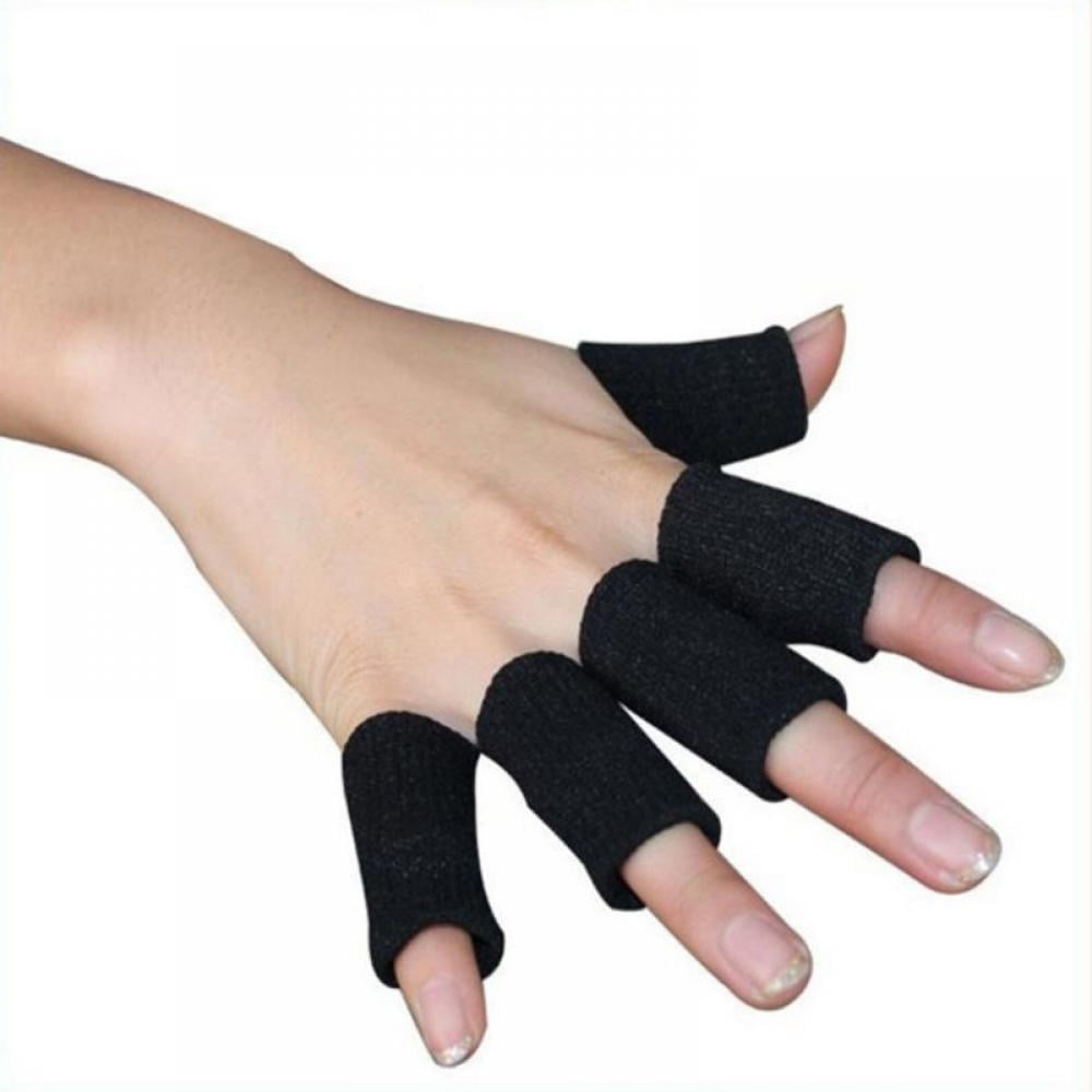 Washable Protective Fingertip Support for Volleyball Badminton Basketball KINHOO 10pcs/Set Nylon Finger Sleeves 