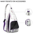 thumbnail image 2 of Unicorn Magic Sling Backpack&nbsp;- Shimmering Mythical Horse Design Crossbody Shoulder Bag with USB Charging Port for Tech Essentials, 2 of 4
