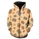 thumbnail image 1 of Sudadera con capucha y cremallera para hombre, diseño de cocotero de isla tropical, divertida, de manga larga, para adolescentes, gran oferta 2024, camisetas Harajuku de gran tamaño., 1 of 6