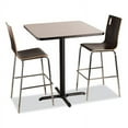 thumbnail image 4 of National Public Seating NPS® Café Table, 36" Square, "X" Base, 42" Height, Particleboard Core/T-Mold - Grey, 4 of 4