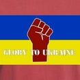 thumbnail image 3 of CafePress - Glory To Ukraine T Shirt - Mens Comfort Colors Shirt, 3 of 5