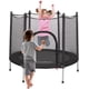 thumbnail image 1 of Trampolín para niños con Red De Seguridad Brincolín Infantil De 55 Pulgadas Brincolines De Niños para Fiestas Trampolin con Postes Acolchados para Interiores y Exteriores Negro, 1 of 7