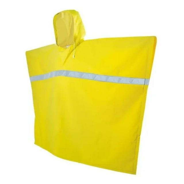 Poncho Impermeable Amarillo C/Reflej Unitalla 137619 Surtek