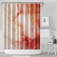 thumbnail image 2 of Colorful Marble Shower Curtain, Abstract Jade Texture Gold Stripes Ombre Shower Curtain, Modern Ink Art Decor Waterproof Fabric Shower Curtain for Bathroom Set with 12 Hooks, 72 X 84, 2 of 4
