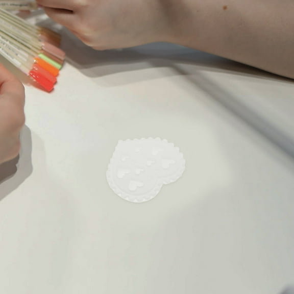 LOLIPPYY Soft Reusable Silicone Nail Molds 3D Heart Designs for Easy DIY