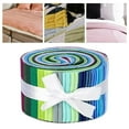 thumbnail image 2 of SUTENGDA 36 Pieces Jelly Roll Multi-Color Fabric Quilting Fabric Strips with Different Patterns for Sewing Quilting Crafting Home DIY, 2 of 8