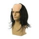 thumbnail image 1 of Peluca calva para Halloween, Cosplay, circunferencia de la cabeza, 58 ~ 60cm, peluca para fiesta de disfraces, peluca calva de científicos locos para pelo liso negro, 1 of 8