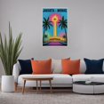 thumbnail image 5 of Jakarta National Monument Pop Art Poster Colorful Retro Travel Indonesia Wall Art Print Poster, 5 of 8