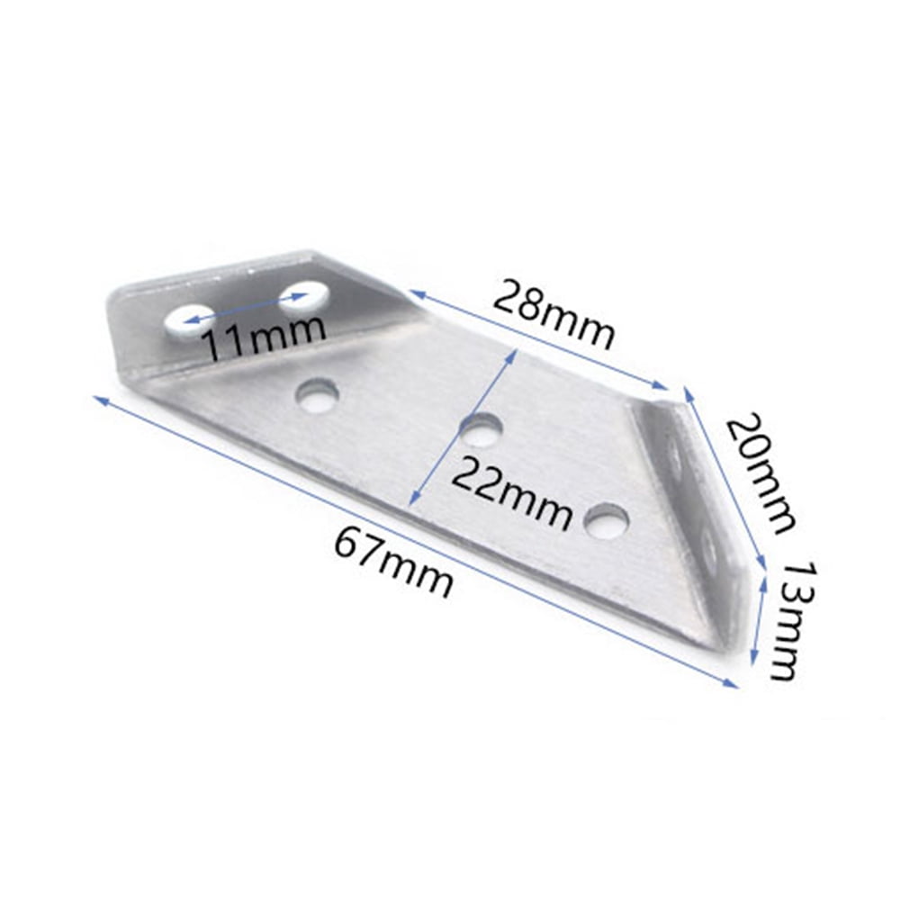 1pcs Stainless Steel Bed Connecting Bracket Supporting Gusset