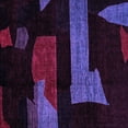thumbnail image 1 of Ahgly Company Indoor Square Oriental Purple Modern Area Rugs, 8' Square, 1 of 4